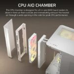 Case per PC - CORSAIR - AIR 5400 RS-R ARGB Mid-Tower in vetro temperato - Ventole a rotore inverso RGB - Bianco - immagine 5
