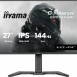 Monitor per PC da gioco - IIYAMA - 27" - 144Hz - Pannello IPS - 1ms - Altezza regolabile - G-Master Black Hawk