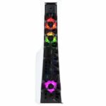 Ventola di raffreddamento - KONIX - PS5 Slim - 21 x 68 x 40 cm - 3 velocità - Illuminazione LED RGB - Porta USB 3.0 - Nero