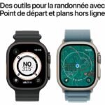 Apple Watch Ultra 3 GPS + Cellular - 49 mm - Cassa in titanio nero - Cinturino in maglia milanese in titanio nero - Piccolo - immagine 6