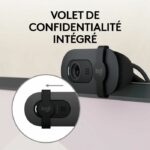Webcam - Full HD 1080p - LOGITECH - Brio 100 - Microfono integrato - Grafite - (960-001585) - immagine 4