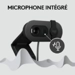 Webcam - Full HD 1080p - LOGITECH - Brio 100 - Microfono integrato - Grafite - (960-001585) - immagine 5