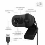 Webcam - Full HD 1080p - LOGITECH - Brio 100 - Microfono integrato - Grafite - (960-001585) - immagine 6