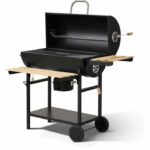 Barbecue a carbonella - COOKING BOX - MIKE EVOLUTION - 142 X 57 X 112 cm - Nero - immagine 3