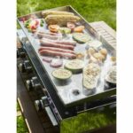 Plancha a gas - 4 fuochi - BRASILIA - Tutto inox - Piano cottura - XXL - 84 x 34 cm - immagine 4