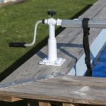 GRE - Avvolgitore di copertura per piscine fuori terra fino a 5,8 m di larghezza - modello cilindrico - immagine 3