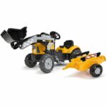 SuperBuilder Terna a pedali - FALK - Volante, rimorchio - Prodotto in Francia, 40% plastica riciclata - Dai 2 anni in su