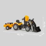 SuperBuilder Terna a pedali - FALK - Volante, rimorchio - Prodotto in Francia, 40% plastica riciclata - Dai 2 anni in su - immagine 4