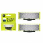 Lame di ricambio - PHILIPS - QP220/51 OneBlade - Acciaio inossidabile, 4 mesi di utilizzo, doppia direzione, impermeabile