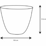 PoeTIC Round Element Pot 40 - Ardesia - immagine 4
