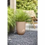 Vaso alto per fiori - ELHO - Sereh Tall 30 - 22 L - L 30 x P 29,5 x A 41 cm - Marrone - Balcone/Interno/Esterno - immagine 2