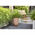Vaso alto per fiori - ELHO - Sereh Tall 30 - 22 L - L 30 x P 29,5 x A 41 cm - Marrone - Balcone/Interno/Esterno - immagine 3