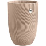 Vaso alto per fiori - ELHO - Sereh Tall 40-50 L - Ø 39 x H 53 cm - Marrone - Balcone/Interno/Esterno