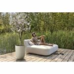 Vaso alto per fiori - ELHO - Sereh Tall 40-50 L - Ø 39 x H 53 cm - Beige - Balcone/interno/esterno - immagine 3