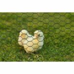 Rete metallica esagonale zincata - NATURALE - 0,5 x 3 m - spessore 13 mm - Verde