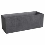 Fioriera ARTEVASI - SYDNEY - Plastica - Antracite - 100 cm - 98 L - Dimensioni: 99,5x39,5x43 cm