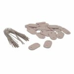Kit di fissaggio - NATURE - Zanzariere e schermi per la privacy - Tortora