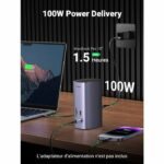 Stazione di docking multifunzionale UGREEN Pro USB-C - Grigio - immagine 2