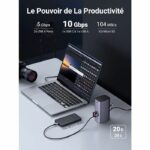 Stazione di docking multifunzionale UGREEN Pro USB-C - Grigio - immagine 3