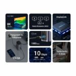 Stazione di docking multifunzionale UGREEN Pro USB-C - Grigio - immagine 5