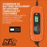 Caricabatterie per auto - XLPT - 6A - 100W - 12V - 3 m - IP65 - Modalità di alimentazione - Display digitale - immagine 6