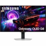 Monitor per PC da gioco - SAMSUNG - 32" - UHD 4K - 240Hz - Pannello OLED - 0,03 ms - Altezza regolabile - ODYSSEY OLED G8 - G81SF