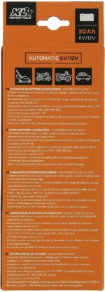 Caricabatterie per auto - XLPT - 1A - 20W - 12V - 3m - Include cavo staccabile con anello e morsetti a coccodrillo - immagine 4