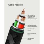 Cavo intrecciato - BELKIN - USB-C a USB-C - 2 m - Bianco