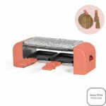 Set raclette per 2 persone - LIVOO x Marmiton - DOC306 - 450 W - 5 ricette tramite codice QR - Vassoio in granito rimovibile - immagine 2