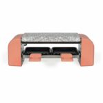 Set raclette per 2 persone - LIVOO x Marmiton - DOC306 - 450 W - 5 ricette tramite codice QR - Vassoio in granito rimovibile