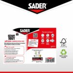 Adesivo extra forte - SADER - Ripara tutte le situazioni estreme - Interni ed esterni - Tutte le superfici - Nero - Facile da tagliare - 20 m x 50 mm - immagine 6