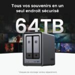 Server NAS - UGREEN - DXP2800 - 2 alloggiamenti - 8 GB - immagine 3