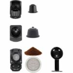 Macchina da caffè multicapsula 4 in 1 - LIVOO - DOD217C - 1400 W - 7 livelli di intensità del caffè - Crema - immagine 5