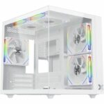 Case per PC senza alimentatore - XIGMATEK Aqua M Lite Arctic - EN44427 - Cubo - Fattore di forma Micro-ATX - Bianco