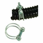 Set di 2 fascette stringitubo - UBBINK - Diametro 20-23 mm - Zincate - Per tubo a spirale