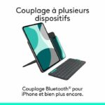 Custodia con tastiera - Logitech - Flip Folio - Per iPad e iPad Air da 11 pollici (M4 e M5) (M2 e M3) (5a generazione - 2024) - Grafite - immagine 6