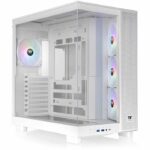 Case PC (senza alimentatore) - THERMALTAKE - View 380 XL TG ARGB Snow - Mid-tower - Fattore di forma ATX - 4x120mm A-RGB inclusi - Bianco