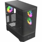 Case PC (senza alimentatore) - THERMALTAKE - View 290 TG ARGB - Mid-tower - Fattore di forma ATX - 3x120mm A-RGB inclusi - Nero