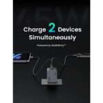 Adattatore CA UGREEN - GaN 2 porte USB-C - 45 W - Grigio - immagine 4