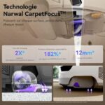 NARWAL FLOW - Robot aspirapolvere e lavapavimenti con stazione di ricarica - 22.000 Pa - DualFlow anti-groviglio per peli di animali - Sistema di lavaggio FlowWash - immagine 5