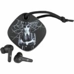 Auricolari - Wireless - Konix - Wednesday - Smartphone e tablet - Durata della batteria 6 ore + custodia di ricarica 22 ore - Resistenza all'acqua IPX4 - Nero