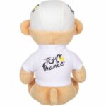 Peluche ufficiale del Tour de France - GIPSY TOYS - Orsetto con maglia e cappellino, miglior giovane vincitore, bianco - 15 cm - immagine 2