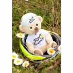 Peluche ufficiale del Tour de France - GIPSY TOYS - Orsetto con maglia e cappellino, miglior giovane vincitore, bianco - 24 cm - immagine 3