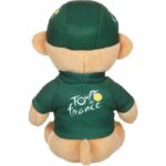 Peluche ufficiale del Tour de France - GIPSY TOYS - Tour de France - Orso con maglia e cappellino da velocista verdi - 15 cm - immagine 2