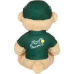 Peluche ufficiale del Tour de France - GIPSY TOYS - Tour de France - Orso con maglia e cappellino da velocista verdi - 24 cm - immagine 2