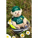 Peluche ufficiale del Tour de France - GIPSY TOYS - Tour de France - Orso con maglia e cappellino da velocista verdi - 24 cm - immagine 3