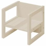Sgabello regolabile per bambini - ROBA - 3 altezze regolabili - Stile country - Beige / Cashmere