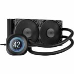 CORSAIR - NAUTILUS 240 LCD - Raffreddamento PC - Radiatore da 240 mm - Raffreddatore a liquido per CPU - immagine 4