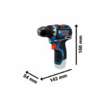 Trapano/avvitatore BOSCH PROFESSIONAL - GSR 12V-32 + 2 batterie GBA 2,0 Ah - Caricabatterie GAL 12V-20, L - immagine 3