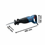 Seghetto alternativo BOSCH PROFESSIONAL - GSA 12-30 - 2 lame S 2345 X, S 1127 BEF + valigetta - immagine 3